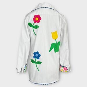 Vintage 1970s craft blouse by Catherine Carr